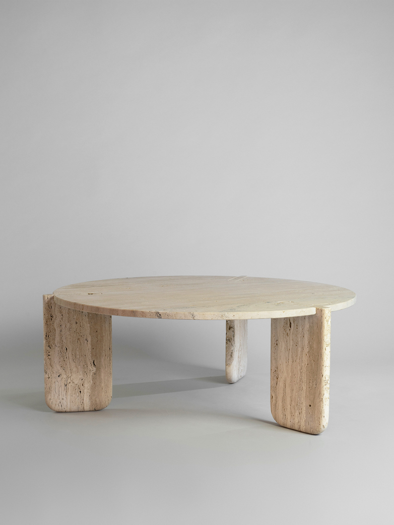 Roma Travertino Coffee Table - 90