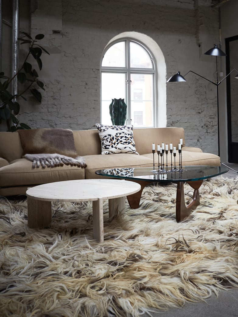 Roma Travertino Coffee Table - 90