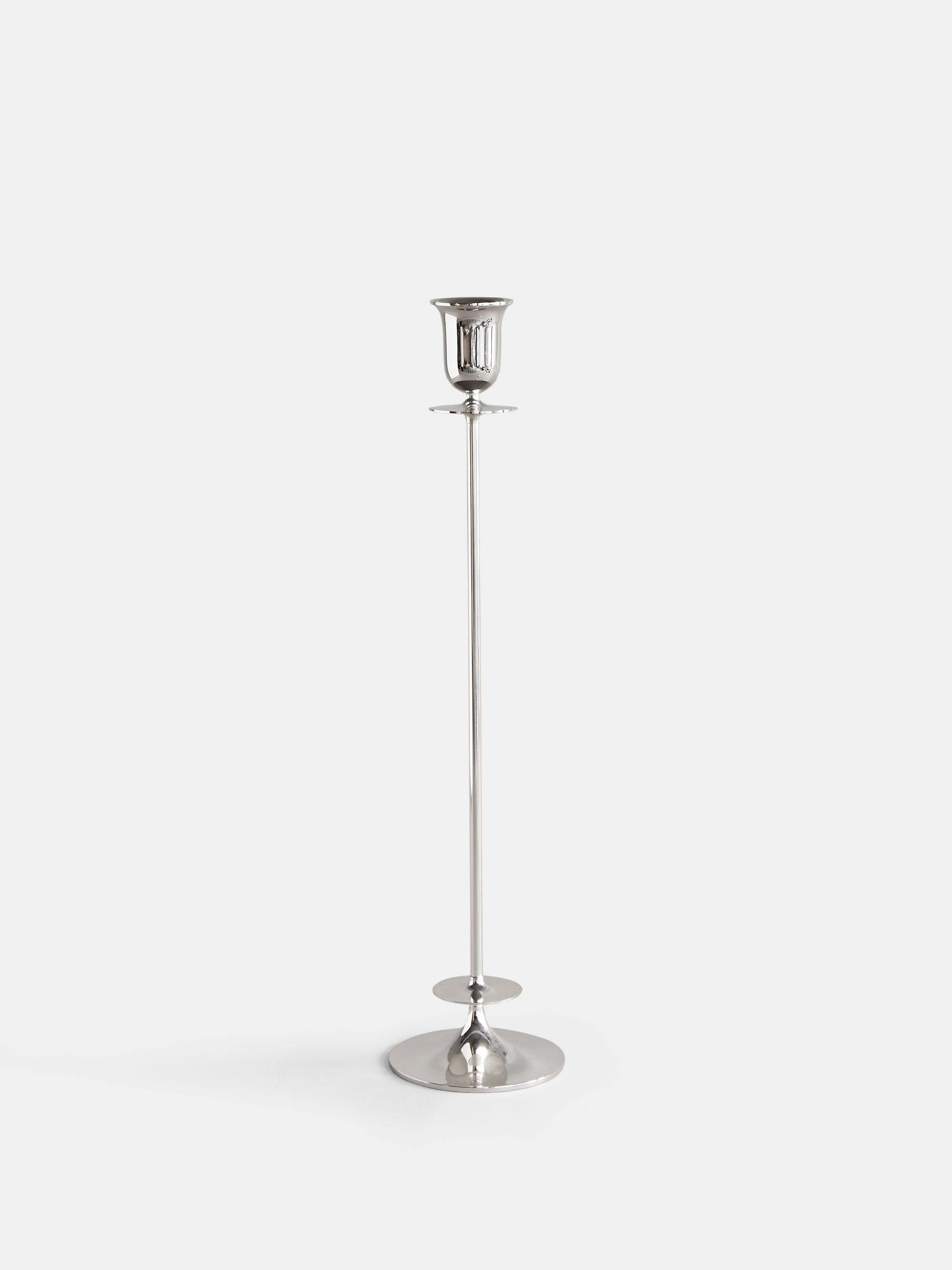 34300 3aea100a78 Totem Candle Holder Silver 30 Cm Portrait