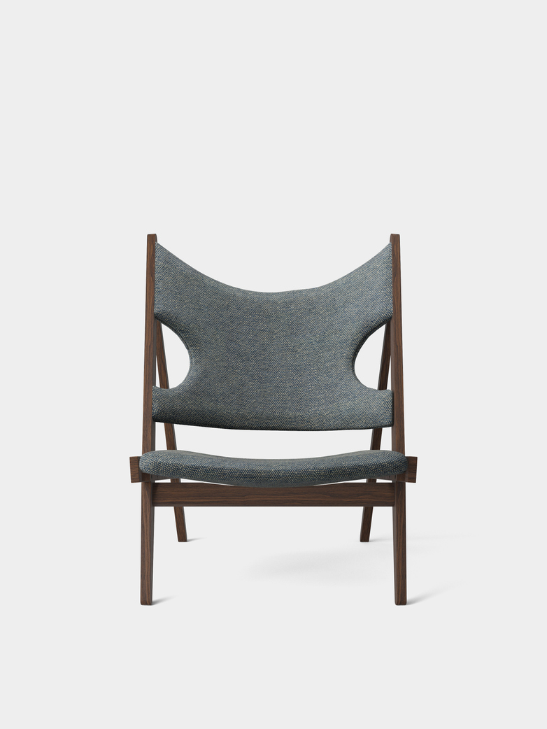 Knitting Lounge Chair - Safire - Dark Stained Oak