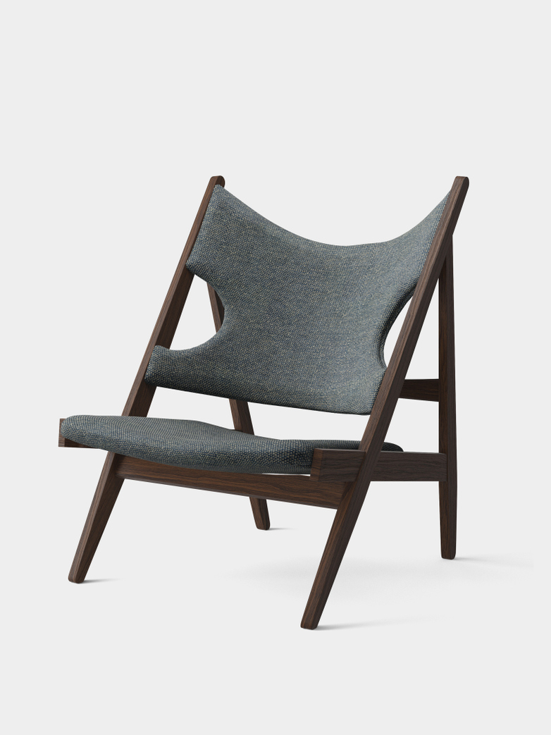 Knitting Lounge Chair - Safire - Dark Stained Oak