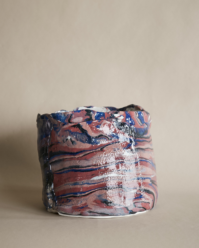 Artilleriet Art Collaboration - Faux Marble Pot VII