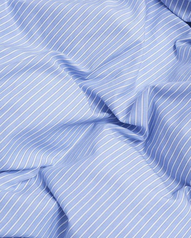 Wall Street Duvet Cover Oxford - Striped Light Blue