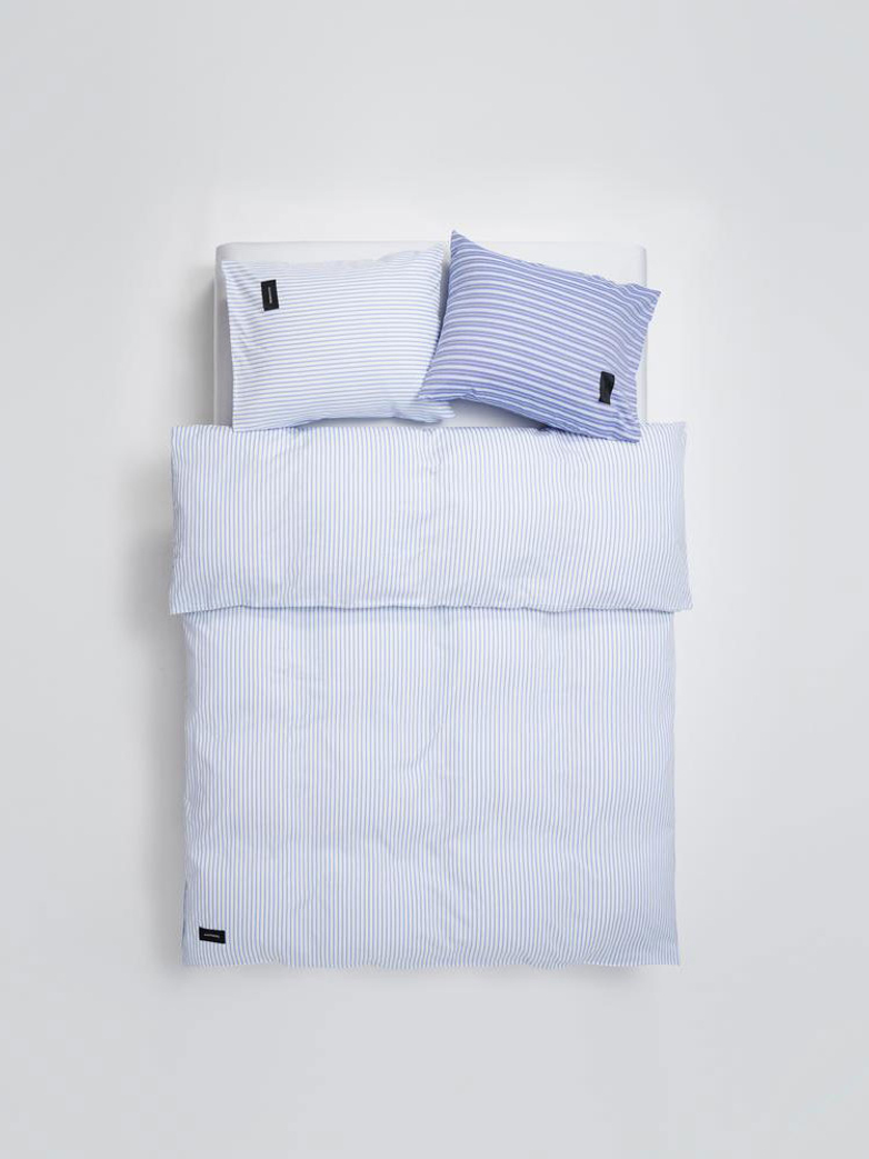 Wall Street Duvet Cover Oxford - Striped White