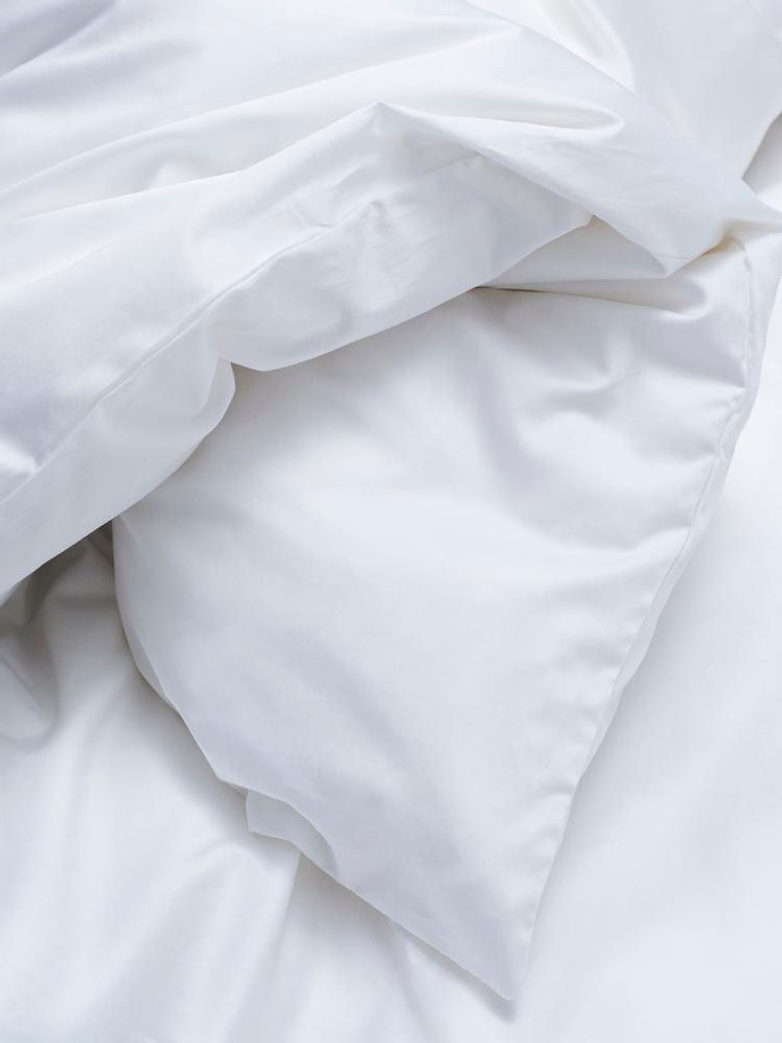 Pure Duvet Cover Sateen - White