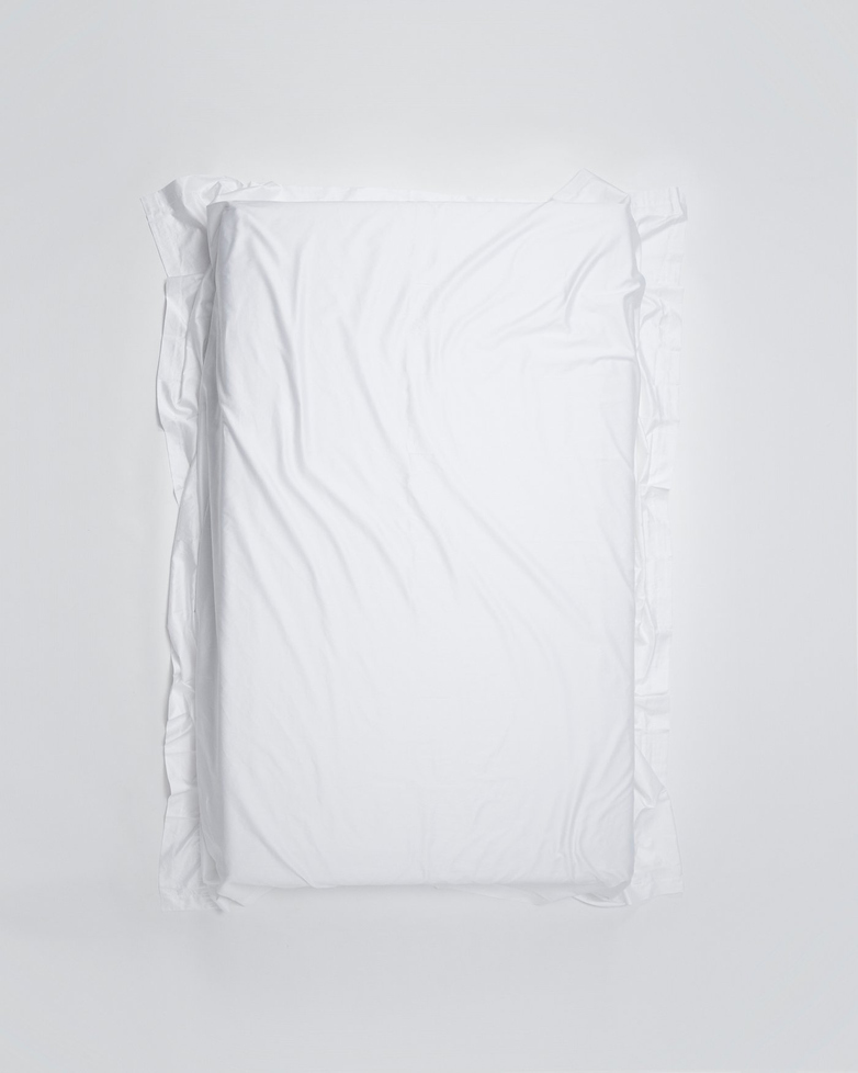Mother Flat Sheet Poplin 260x280 - White