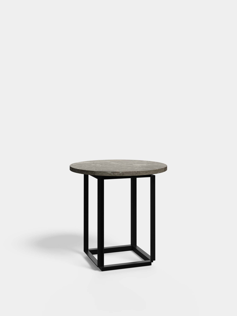 Florence Side Table - Gris du Marais Marble - Ø50