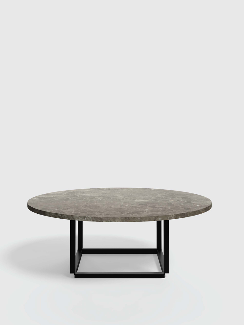 Florence Coffee Table - Gris du Marais Marble - Ø90