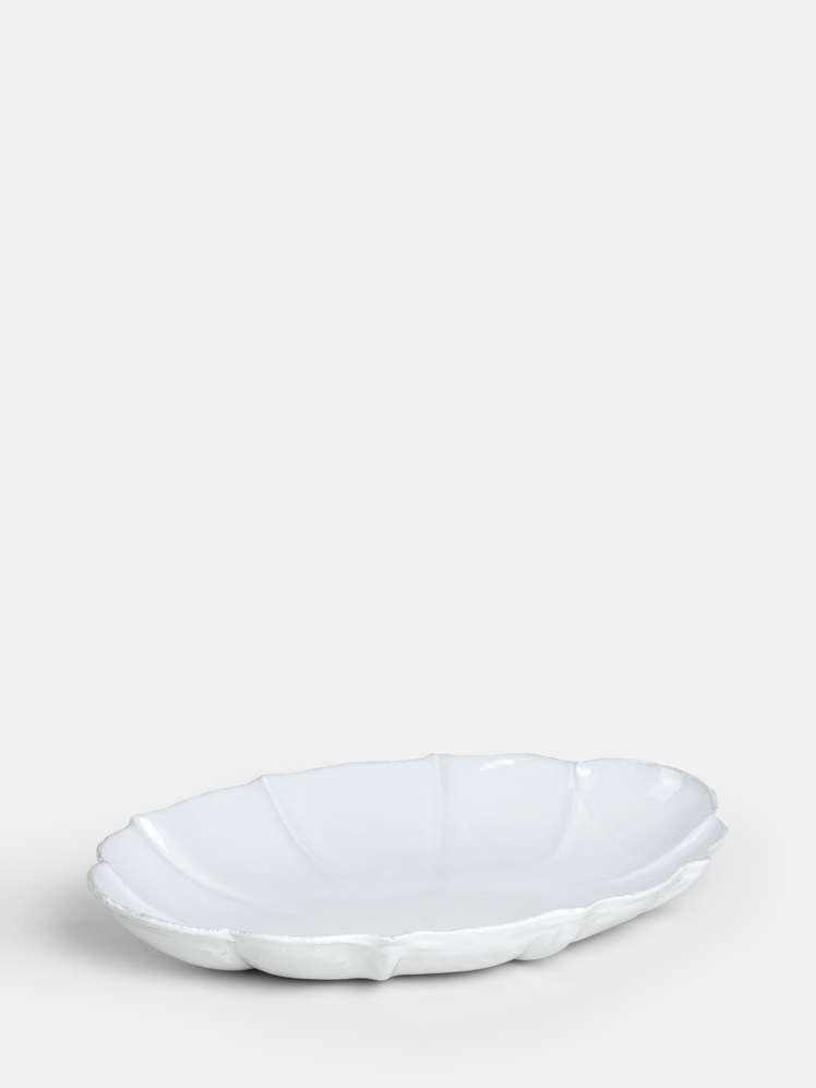 Astier de Villatte — Drape Oval Platter — Serving dish & bowls