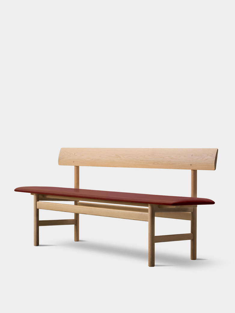 Mogensen Bench 3171 – Soaped Oak/Leather Burnt Sienna 293