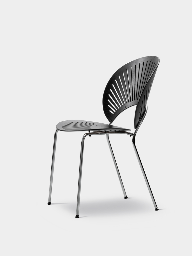 Trinidad Chair - Ash Black/Chrome