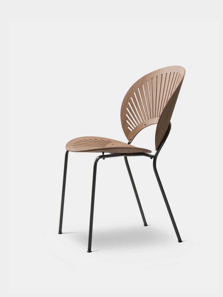 Trinidad Chair - Oak Lacquered/Flint