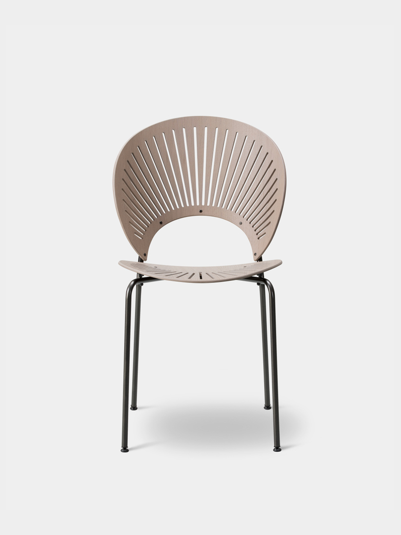 Trinidad Chair - Light grey oak stained/Flint