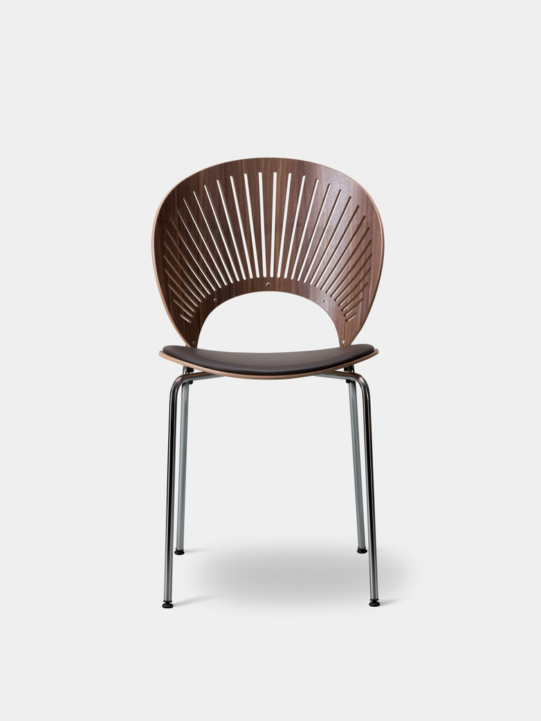 Trinidad Chair - Walnut, Leather 36/Chrome