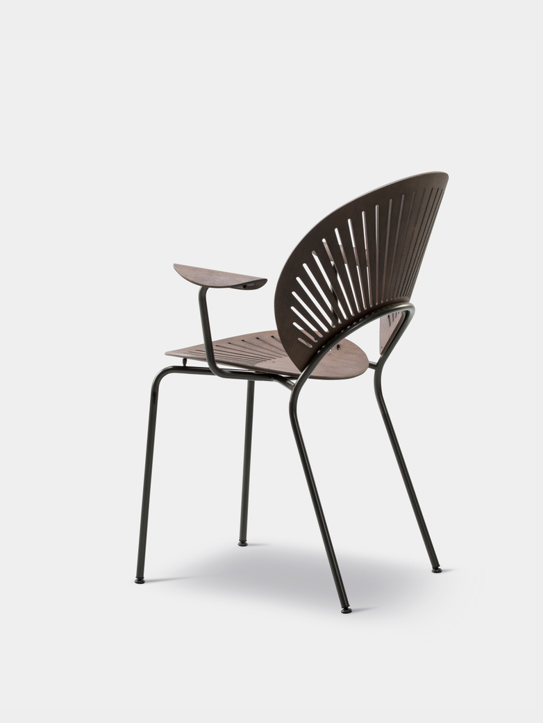 Trinidad Armchair - Smoked Oak/Flint