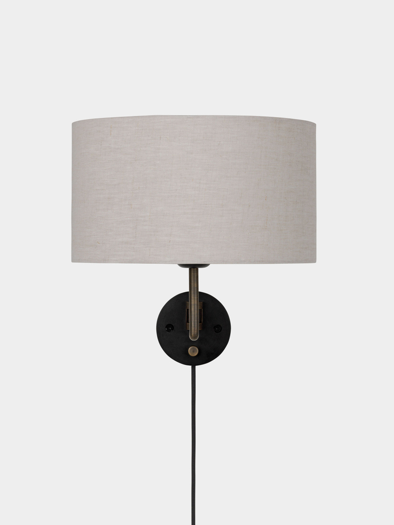 Gravity Wall Lamp - Antique Brass - Canvas - Large