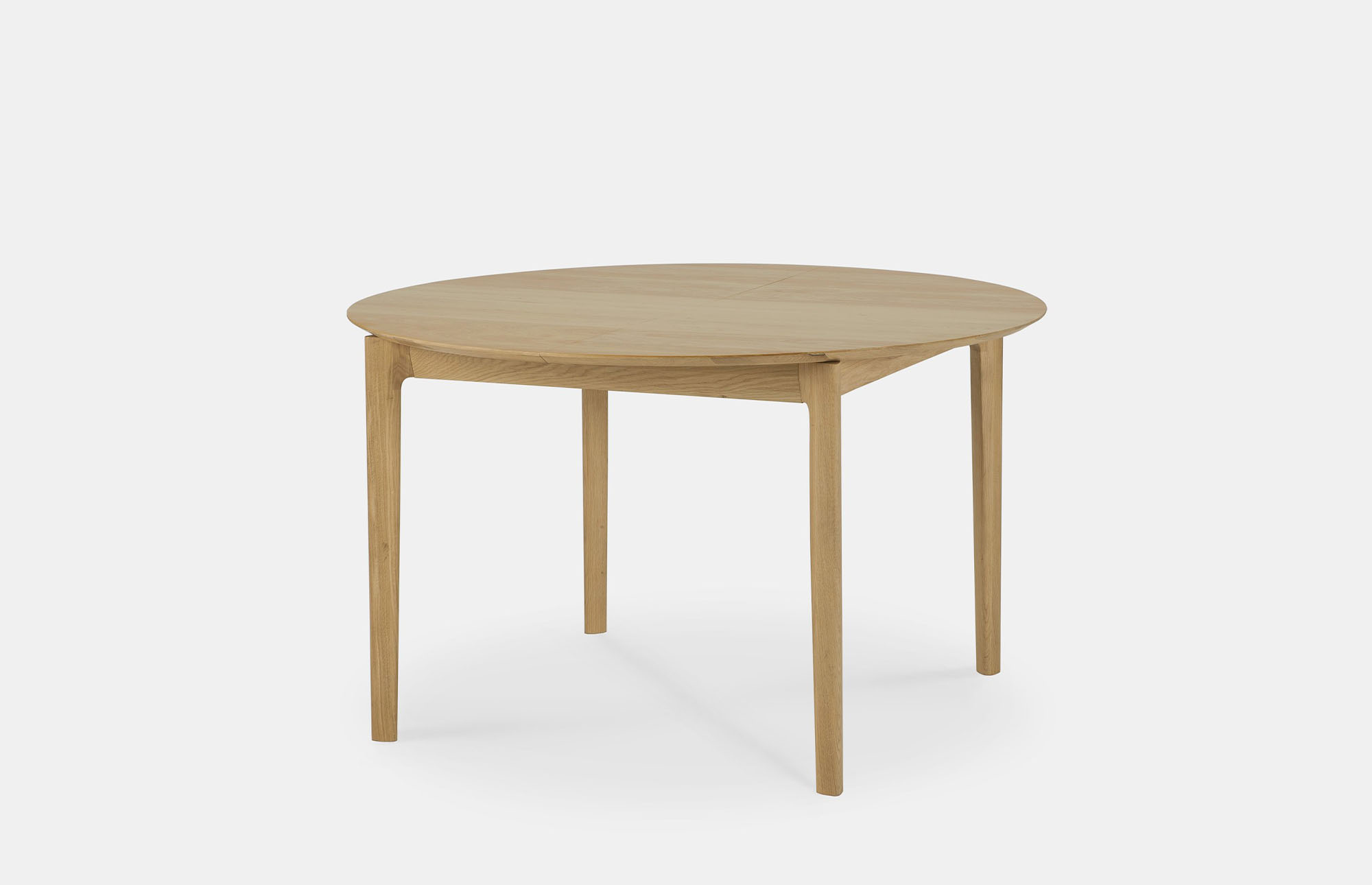 34870 425137a341 2ea092d06f 51527 Oak Bok Round Extendable Dining Table Profile Cut Hq Zoom Portrait