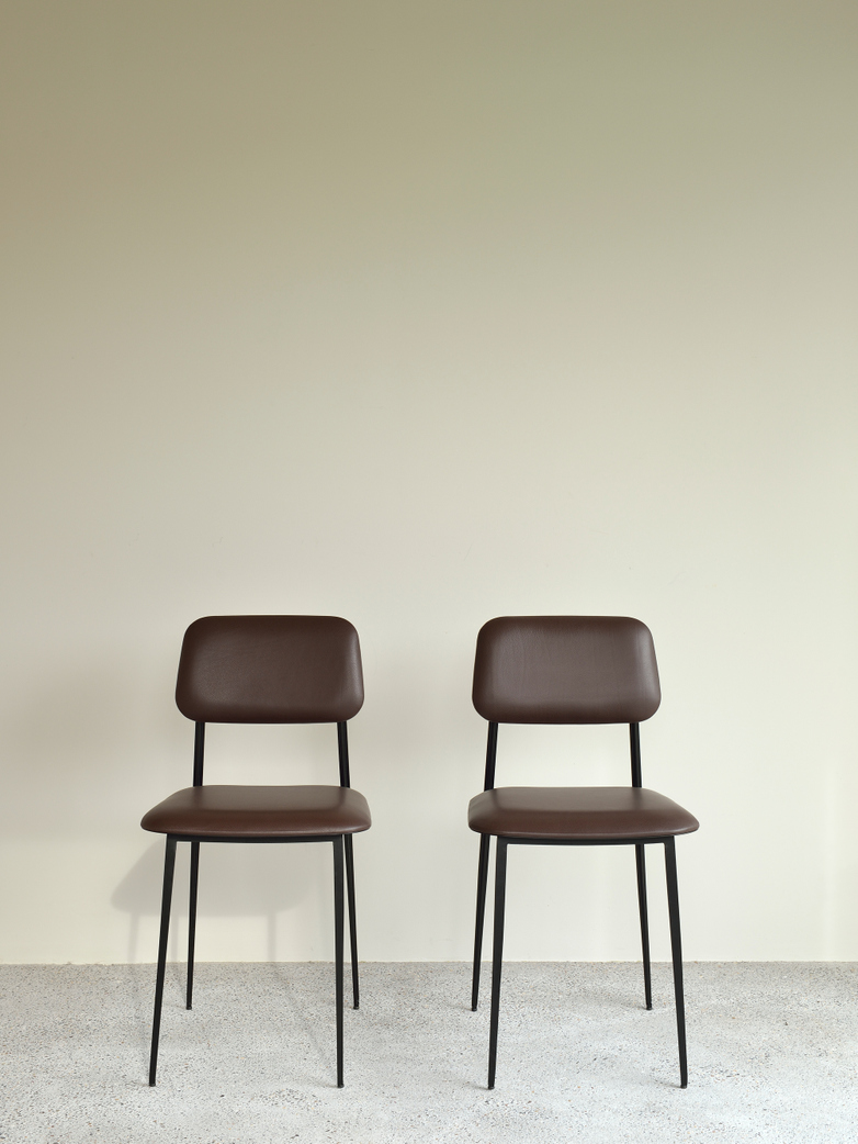 DC Dining Chair - Chocolate Leather