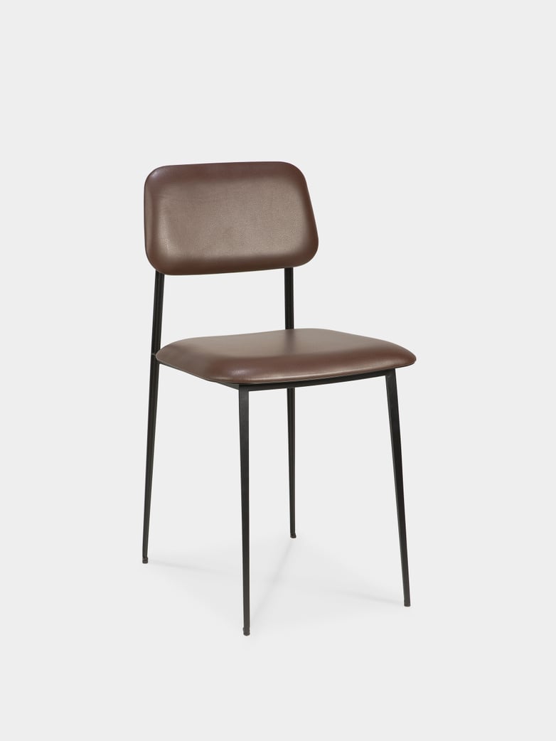 DC Dining Chair - Chocolate Leather