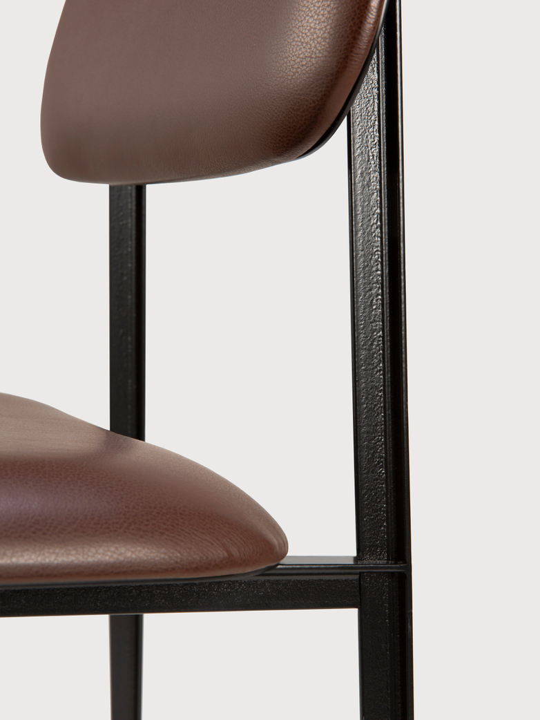 DC Dining Chair - Chocolate Leather