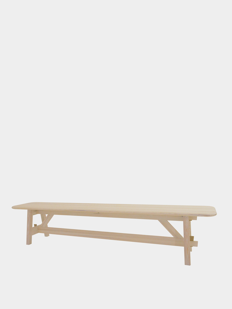 Landala Bench 270 cm - Soaped Oak