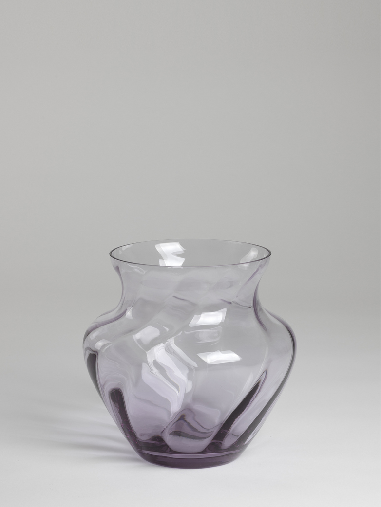 Dahlia Swirl Vase – Lilac