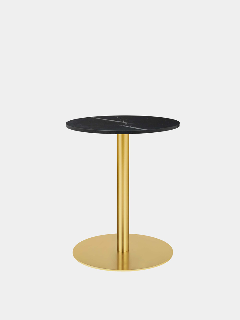 Gubi 1.0 Dining Table Round Ø60 - Brass Base