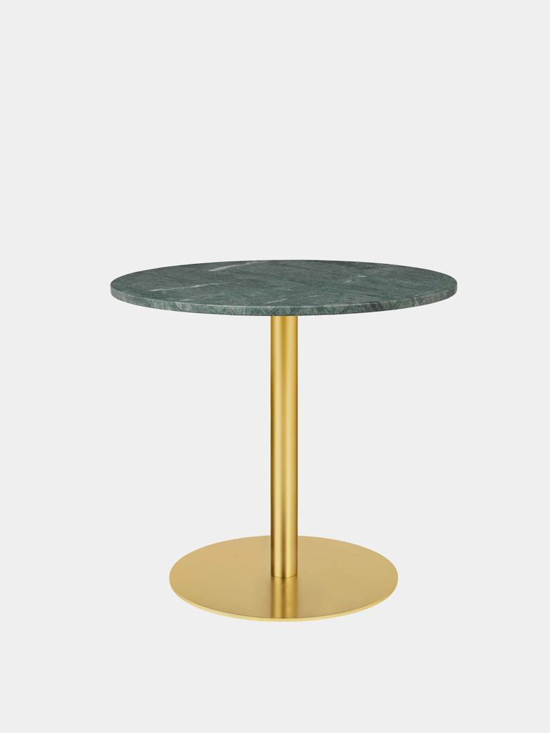 Gubi 1.0 Dining Table Round Ø80 - Brass Base