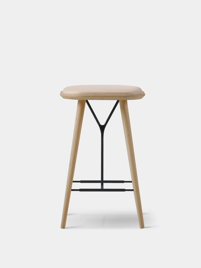 Spine Wood Base Stool