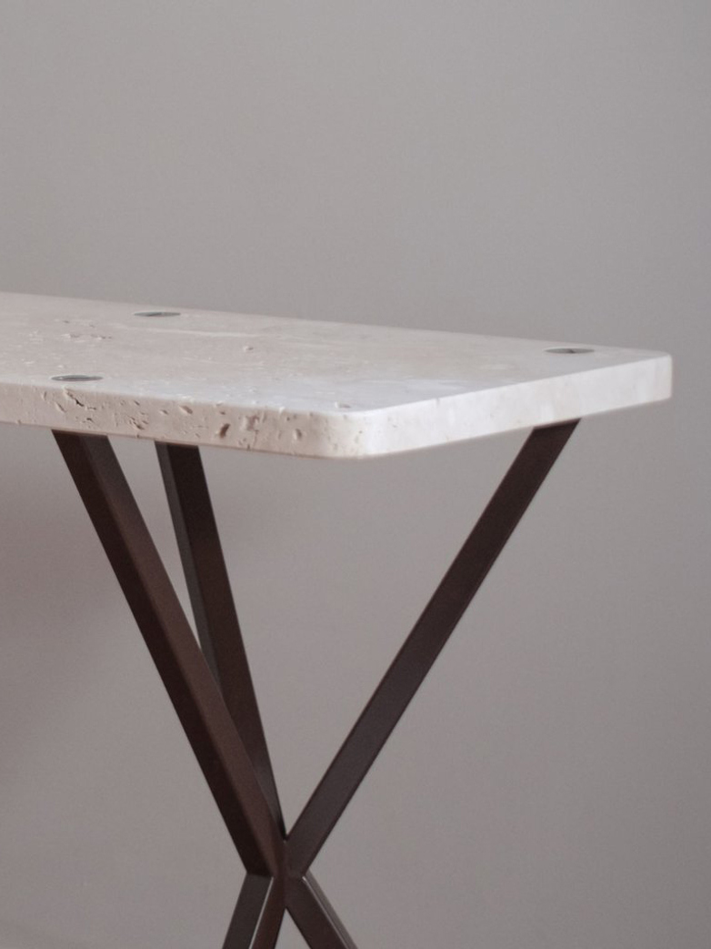 NEB Console Table Travertine