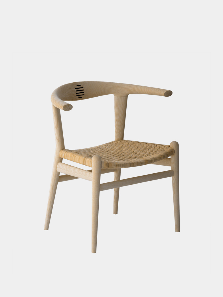 PP518 Bull Chair - Cane