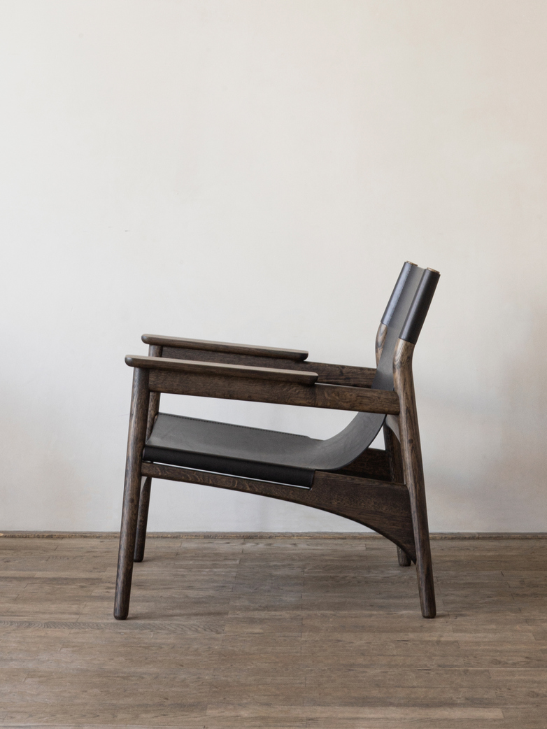 N-LC02 - Leather/Smoked Oak