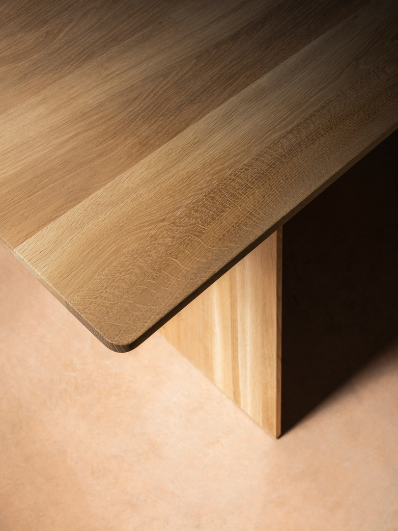 N-DT01 Table - Oak - 165 cm