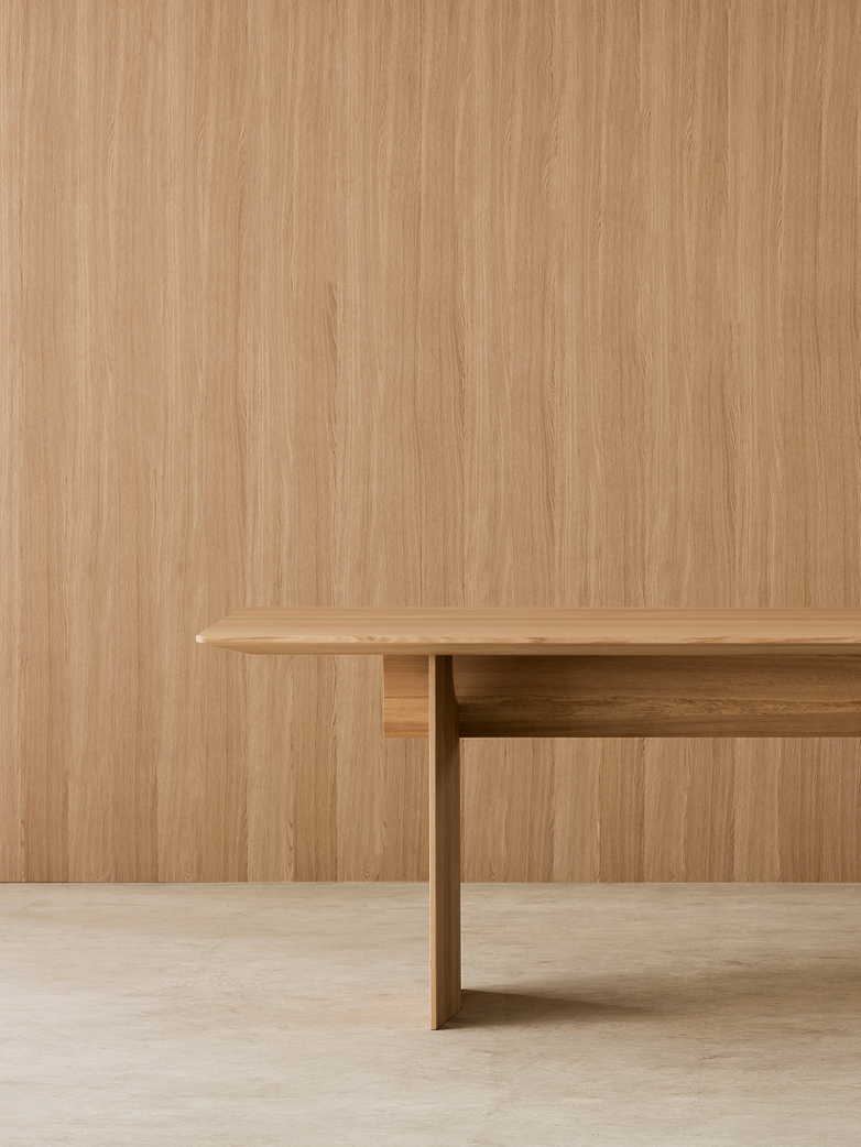 N-DT01 Table - Oak - 220 cm