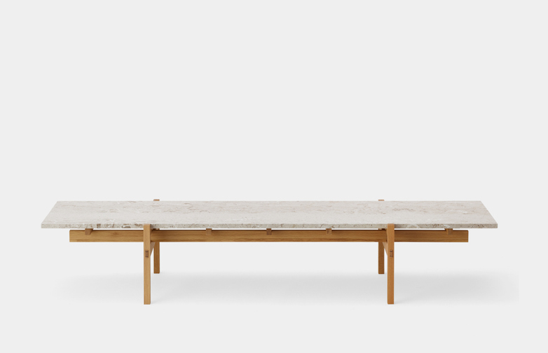 N-CT01 Sofa Table - Oak