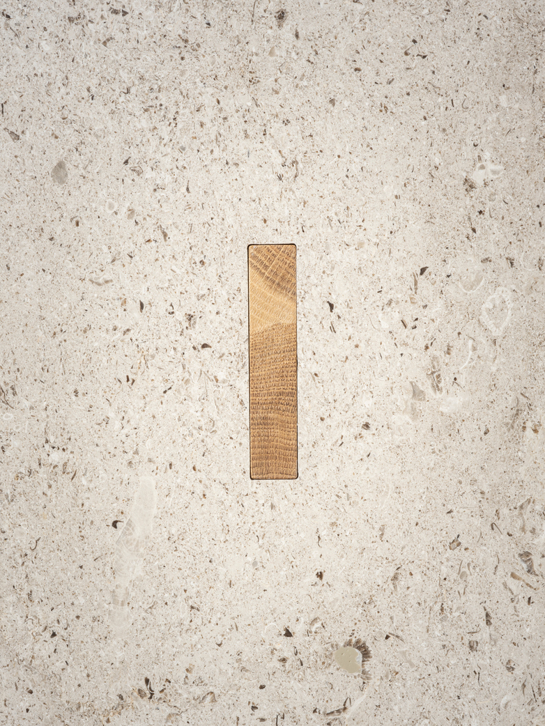 N-ST01 Sofa Table - Oak/Marble