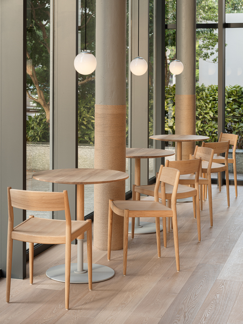N-DC03 Chair - Oak