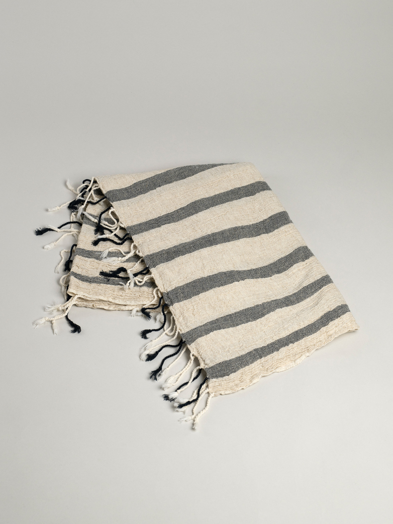 Hamam Towel Thin 100x180 cm - Natural Black