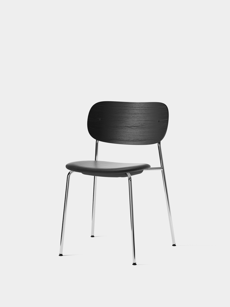 Co Dining Chair Chrome - Upholstered Seat