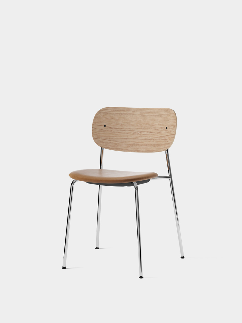 Co Dining Chair Chrome - Upholstered Seat
