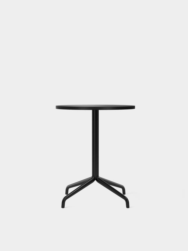 Harbour Column Dining Table Star Base - Charcoal Linoleum