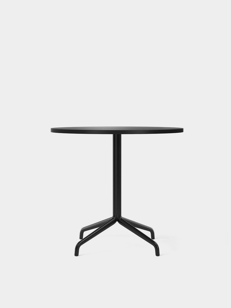 Harbour Column Dining Table Star Base - Charcoal Linoleum