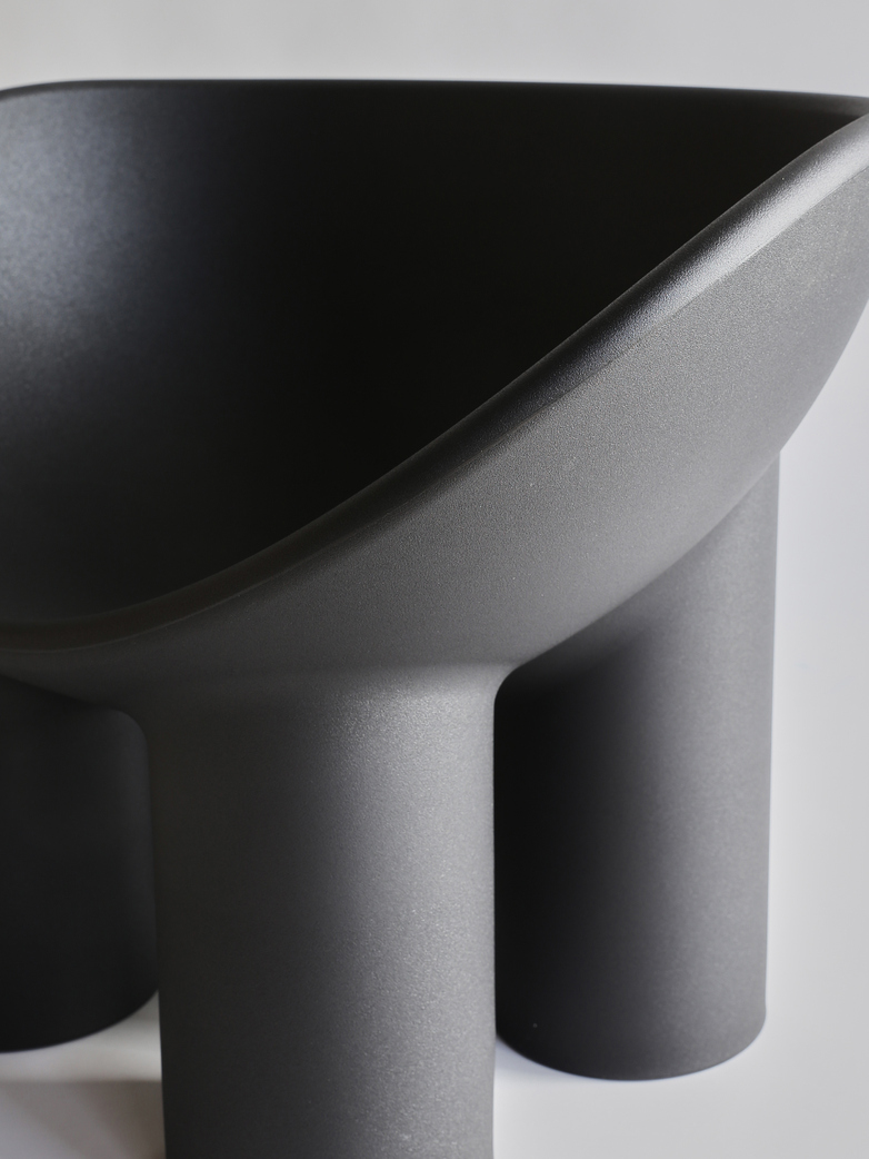 Roly Poly Armchair - Eco Black