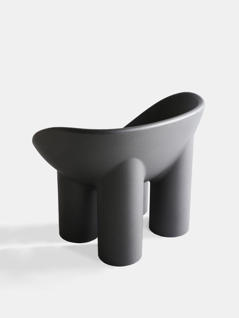 Roly Poly Armchair - Eco Black