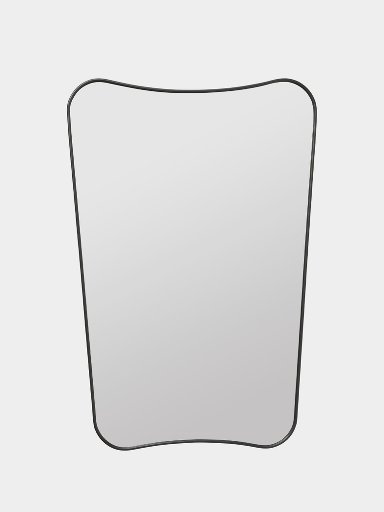F.A Wall Mirror - Black Brass