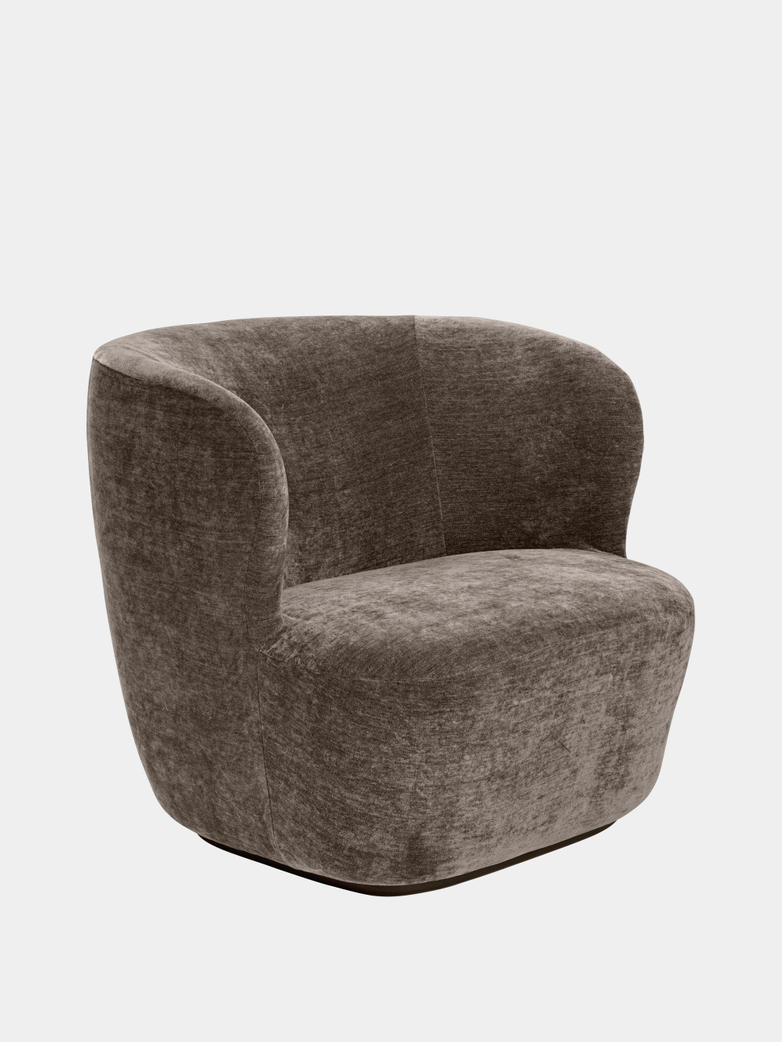 Stay Lounge Chair Large - Belsuede 014/Black Base