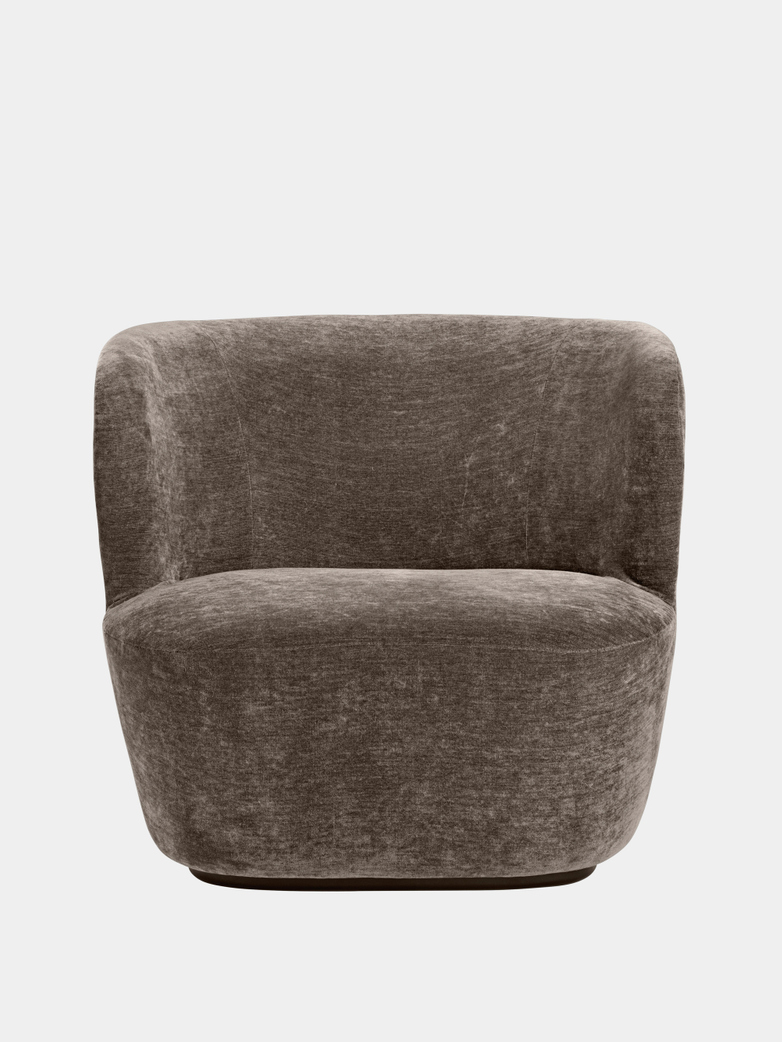 Stay Lounge Chair Large - Belsuede 014/Black Base