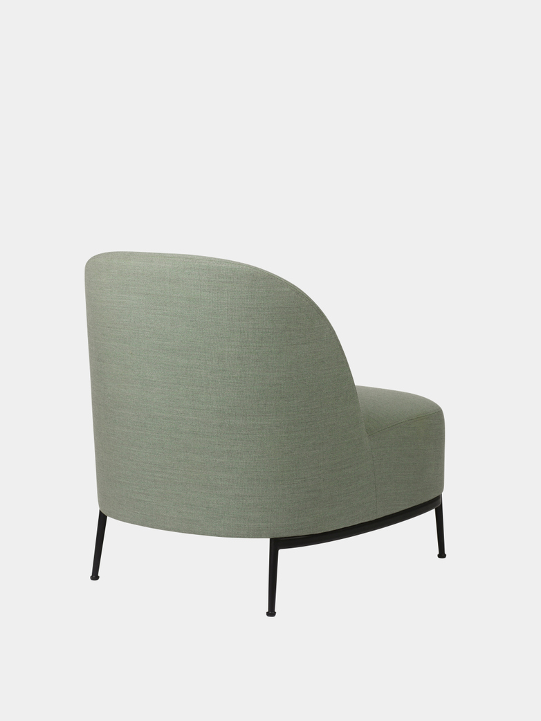 Sejour Lounge Chair - Crisp/Black Base