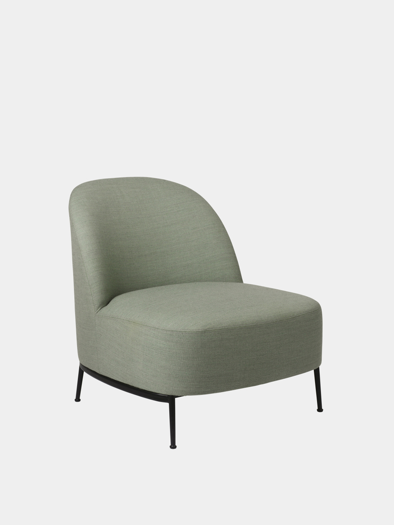 Sejour Lounge Chair - Crisp/Black Base