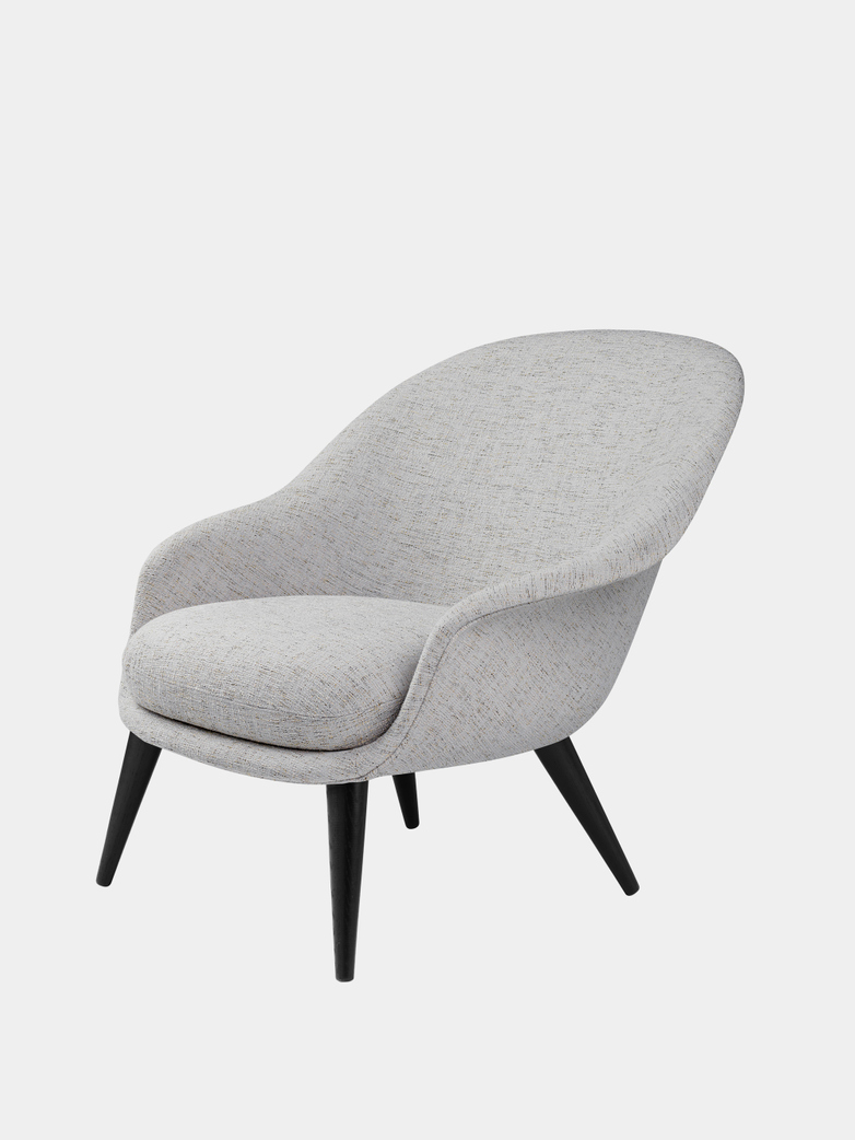 Bat Lounge Chair Low Back - Wood Base